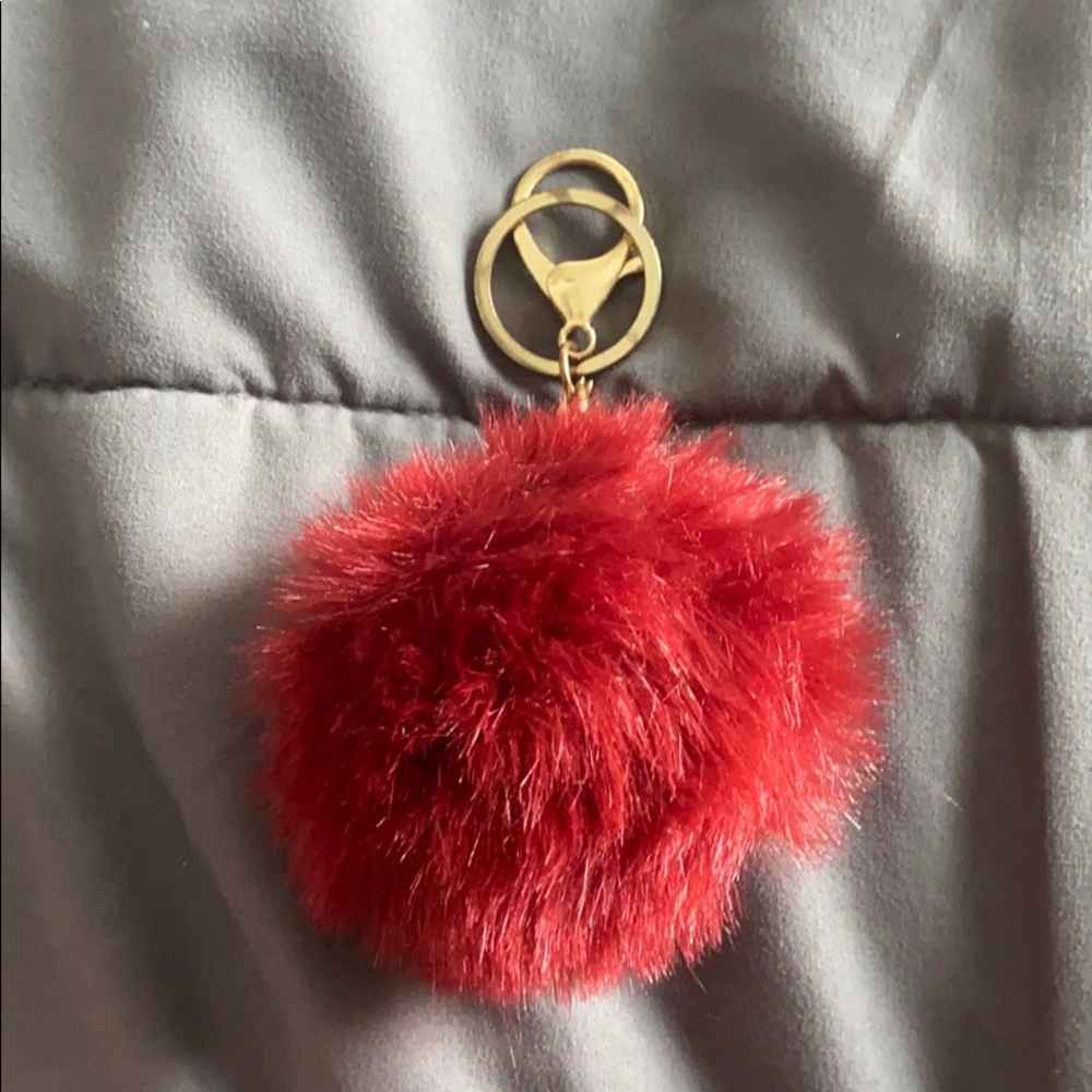 Keychain puffball